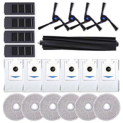 Deebot X2 Omni Robot Vacuum pääsivuharja Hepa-suodatinmoppi kangas pölypussit lisävarusteet Kuten