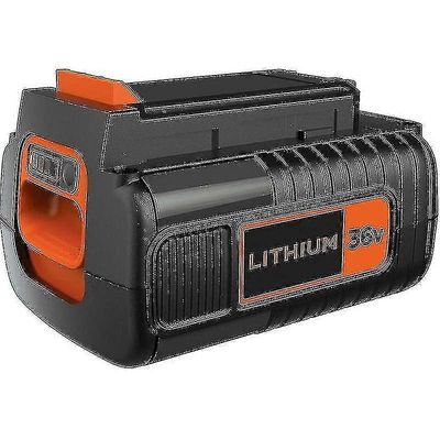 36V 2ah litiumakku, yhteensopiva kaikkien Black + Decker 36V -työkalujen kanssa, ei muistivaikutusta, matala itselevy