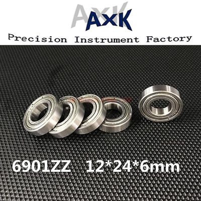 Forhastet tidsbegrænset 6901zz leje Abec-3 (10stk) 12x24x6 mm metrisk tynd sektion 6901 Zz kuglelejer 6901z 61901z