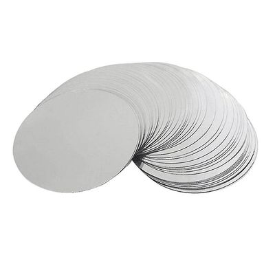 200 stk 3 tommers Silver Wine Pourer Discs Dryppsikker dråpe Stopp Helling Pour Spout Pour Wine Thin sølv