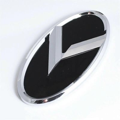 Redkid 1kpl K logo 3D tunnus auto edessä takahuppu tavaratila tarrat Sorento Sportage Optima Forte StingerRio K5 Hopea musta 11cmx5.6cm