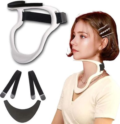 Neck Stretcher, nakke krage og justerbar nakke Brace, ergonomisk holdning corrector nakke trekkraft enhet