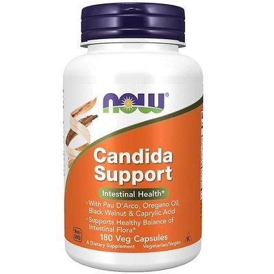 NOW Foods Candida -tukikapselit 180