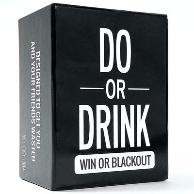 Lubi Make Or Drink Party Card Game-egnet til College, Camping, 21 års fødselsdag, Party-sjov for mænd og kvinder