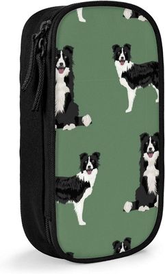 Kerota bordercollie koirarotu lemmikkieläinten ystävät ompeluprojektit vihreä penaali SAOE000192 VÄRI One Size