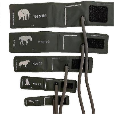 Eläinlääkärin käyttö mansetti eläinten mansetti eläinlääketieteellinen verenpainemittari mansetti 5 tyyppiä hiiri/kissa/koira/hevonen/norsu liittim...