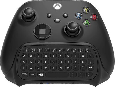 Näppäimistö Xbox Series X/s -ohjaimelle, Xbox One/s/controller -peliohjaimelle, 2,4 GHz:n mini Qwerty -ohjaimen näppäimistön chatpadille äänellä/ku...