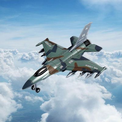 Aircraft Model Aviation Model Display Diecast Pull Back Fighter til jul til stede
