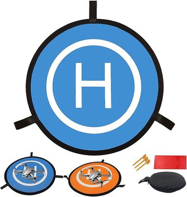 Tianzun Droner Landingsputer, Universal Landing Pad Lysende sammenleggbar Helipad For Dji dobbeltsidige droner Launch Mat Vanntett 55cm