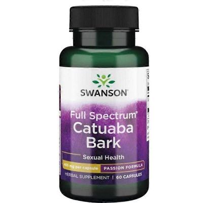Swanson täyden spektrin Catuaba kuori 465mg kapselit 60
