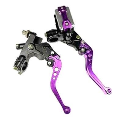 moottoripyörän kytkin hydraulinen jarrupääsylinterin vivut 7/8" 22mm Violetti
