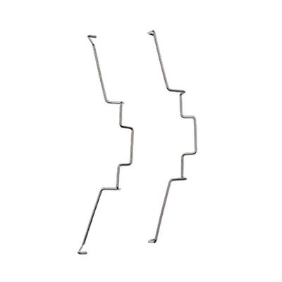 Tietokoneen CPU-jäähdytystuulettimen pidikkeet ruostumattomasta teräksestä valmistettu lankakiinnike soljen kiinnike Alas koukku 12CM