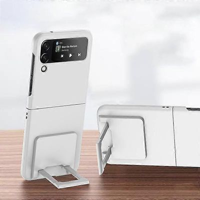 Iskunkestävä jalustalaukkukotelo Samsung Galaxy Z Flip 4 Flip4 Flip5 Flip3 Flip 3 5 5g Zflip4 matkapuhelimen lisävarusteiden kansi valkoinen for Sa...