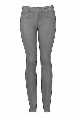 Mid Waist Solid Uld Bukser GRÅ 6