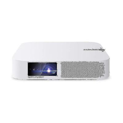 1080p Full Hd projektor led mini bærbar (hvid)