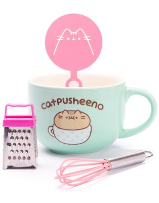 Vanilla Underground Pusheen Womens Stor Kaffe Krus Blå Pusheen Boxed Set - One Size