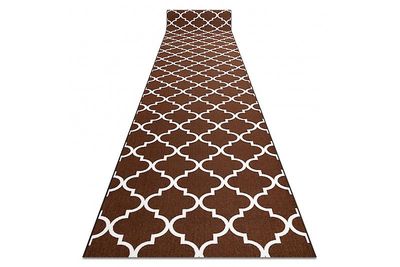 RugsX Runner anti-slip TRELLIS brun 30351 80 cm 80x760 cm