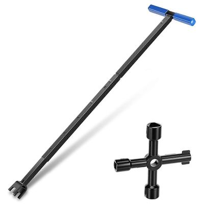 Vesimittarin avain, 17-37 tuumaa, säädettävä, T-kahvainen vedensulkutyökalu