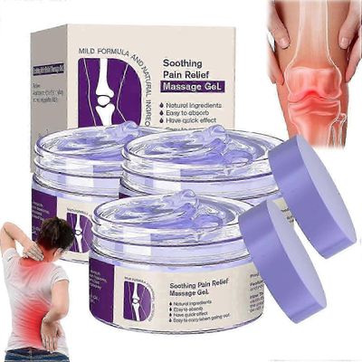 1-3x nivelkipugeeli violetti geeli yhteisiin toimintoihin koko kehossa, rauhoittaa polvia, lannerangaa, niskaa, käsiä ja jalkoja 3 KPL