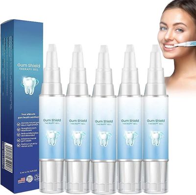 Gum Shield Therapy Gel, Gum Therapy Gel, Teeth Whitening Essence Pen, Teeth Whitening Pen, Teeth Stain Remover For Sensitive Teeth Jp 5pcs