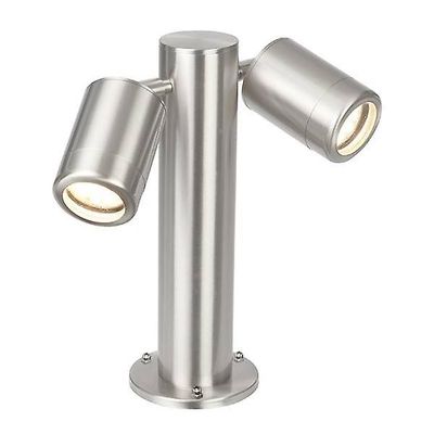Saxby Lighting (Poole) Atlantis 2 Light Udendørs Coastal Pullert Post Marine Grade børstet rustfrit stål, Glas IP65, GU10