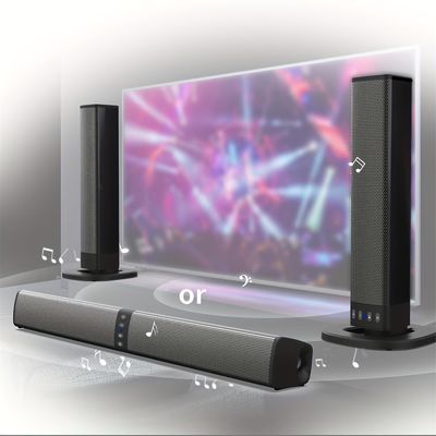 20W irrotettava TV Soundbar Pieni soundbar TV: lle, surround-äänijärjestelmä TV-soundbar-kaiuttimet Bluetooth/AUX-yhteydellä PC:lle/pelaamiselle/pr...