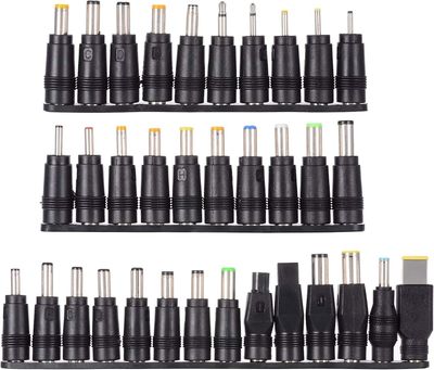 Linxi Universal bærbar PC inngang DC pluggsett - 34pcs