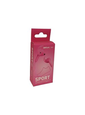 Defunc Go Sport 3,5 mm ørepropper for løpere sweatproof kompatibel med iPhone 6s Plus, 6 Plus, 6s, 6, 5s, 5c, 5, 4s, 4, SE, Samsung og Android med ...