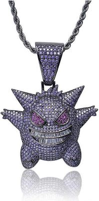 Ubiuo Hip-hop Zircon-miehet riipuskaulakorulla