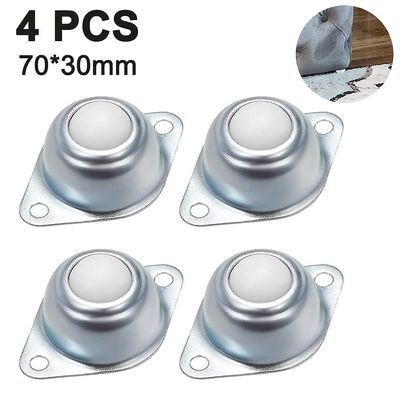 Wonderful Liten Ball Hjul Kraftig Transportbånd Roller 4pcs Ball Casters Nylon Ball Overføring Møbler Maskiner Og Bagasje Glidende Overføring 1 inch