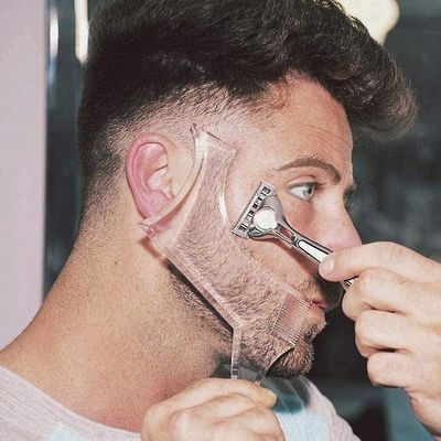 Grape Pp Beard Guide Formningsværktøj eller Klar skabelon til trimning og barbering