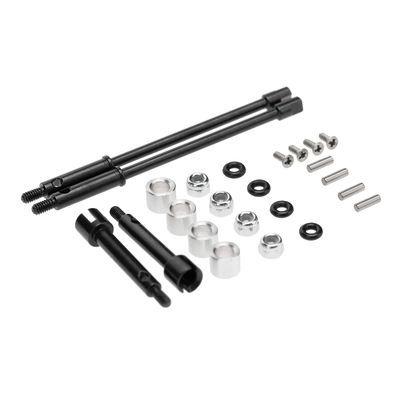 4mm Widen Wheel Hub Wheel Aksel sæt til aksial Scx24 90081 1:24 Rc Bildele & Acce