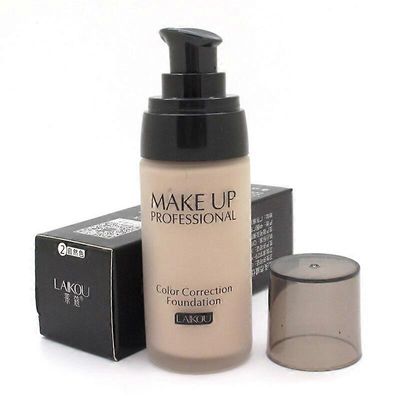 Laikou Liquid Foundation Concealer reducerer mørke rande, lysner blegere Naturlig farve