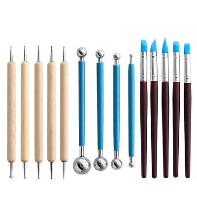 14Pcs ler keramik værktøjer håndlavede diy sculature kunst forsyninger apt139