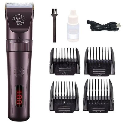 Fantasia Pet Kat og hund Barbere Hair Comb D9 Push Hår saks Brown standard