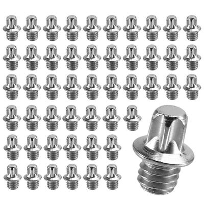 50kpl maantie MTB taitettava pyörän poljin liukastumista estävä naulan vaihtoruuvit tapit pultit pyörän kuusiokulmainen M4 poljintappi