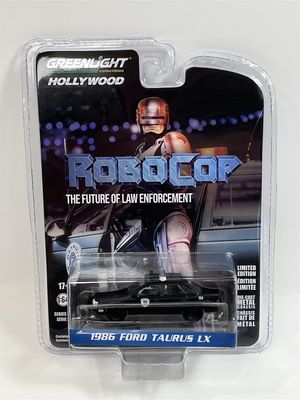 Green Light Robocop 1986 Ford Taurus LX 1:64 mittakaava vihreä valo 44940D