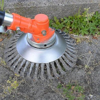 150mm Stahl Draht Rad Garten Unkraut Pinsel Rasenmher Gras Eater Trimmer Pinsel Cutter Werkzeuge Garten Gras Trimmer Kop
