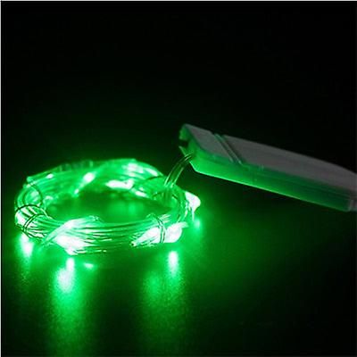 1M 2m 3m 5m førte streng lys til bryllupsfest julepynt fe lys haven udendørs waterproofgarden dekoration Grøn 3m 30leds