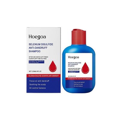 Hoegoa Seleenidisulfidishampoo Syväpuhdistava Päänahka Virkistävä Ja Rauhoittava Hiusten Pehmoinen Shampoo 120 ml