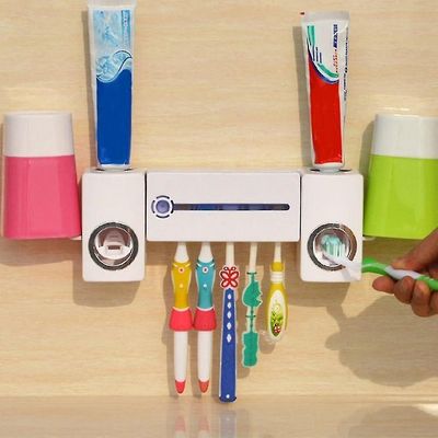 Mikasa Praktisk Antibakterier Uv Light Ultraviolet Tandbørste- Dispenser Sterilisator