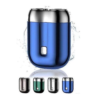 Uusi malli mini kaksipäinen parranajokone, Unisex Mini kannettava sähköinen parranajokone Vihreä