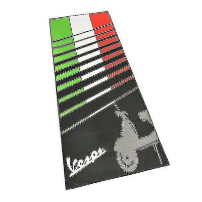 Viileä moottoripyörän näyttömatto työ Moto kilpamatto sopii Vespan lattiakoristeluun liukastumista estävä ma