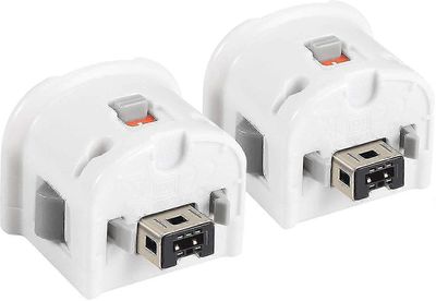 2 Motion Plus -sovitintunnistin Wii-kaukosäätimelle, Motion Plus -sovittimen kiihdyttimen vaihto Wii Motion Plus -sovittimelle - hyvä Valkoinen