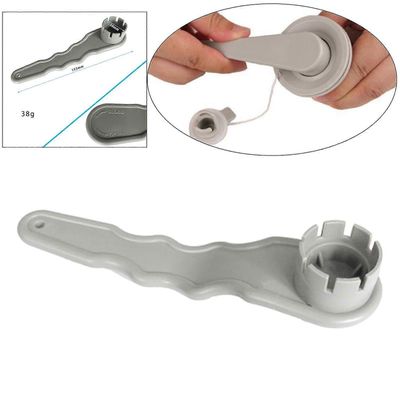 Turvallinen ilmaventtiili 8-urainen jakoavain ilmatäytteiseen veneen kajakkikanoottikalastuslauttaan Harmaat 8 uraa