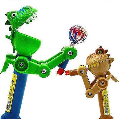 Lollipop Robot Holder Novelty Shape Kid joululahja lapsille Lollipop Candy Storage Ruskea