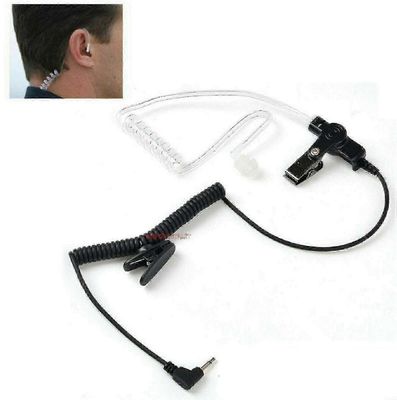 3,5 mm:n poliisikuuntelua tukevat akustiset putken kuulokkeet Motorolan kaiutinmikrofonille