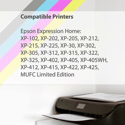 Go Inks 4 syaani mustekasettia Epson T1812 (18XL Series) -yhteensopivan/muun kuin OEM-laitevalmistajan tilalle Go Inksistä