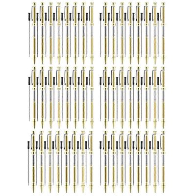48 kpl ohuita kynäsetti puun sorvaukseen, monivärinen kierrekynäsetti täyttöpakkauksilla tee-se-itse-kynien valmistukseen Kultaa