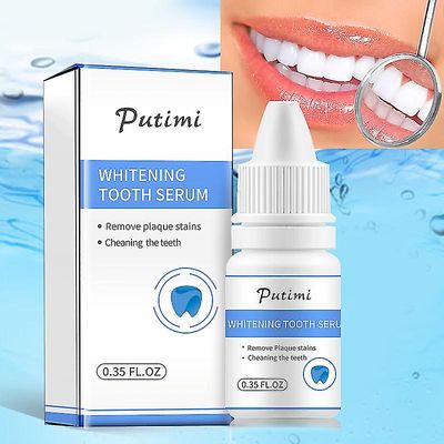 Putimi Whitening Teeth Plaque Flekker Fjern Teeth Whitening Essence Clean Serum Dental Tool Oral Hygiene Tannbleking